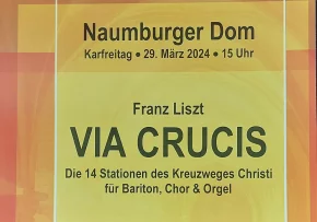 "VIA CRUCIS“ von Franz Liszt | Foto: Kirchengemeinde Naumburg
